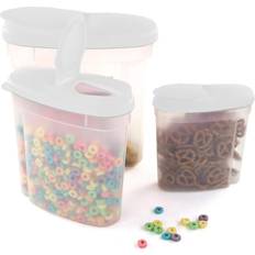 Lexi Home Plastic Cereal Dispenser Set 3