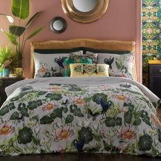 Wedgwood WATERLILY SUPER KING Duvet Cover Grey