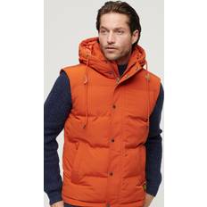 Naranja Chalecos Superdry Chaleco De Plumas Everest Naranja