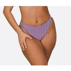 Checkered - Women Bikini Bottoms Checkmate Mix Match Mile High Bikini Bottoms - Multi-Pink