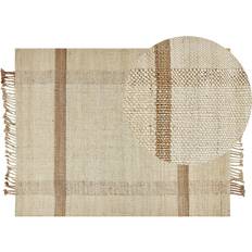 Beliani Jute Area Rug YELMEZ Natural, Beige cm