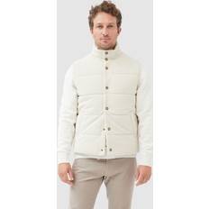 Beige - Men Vests RODD & GUNN and Lake Ferry Quilted Vest Sand