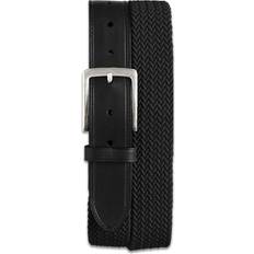 Polypropylene Accessories Harbor Bay Big & Tall Harbor Bay Stretch Braided Leather Belt Black black 50/52