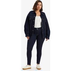 Levi's 711 Skinny Jeans mit Doppelknopfverschluss Blau Blau