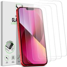 iSOUL Screen Protector Compatible with iPhone 13/13 Pro 6.1 Inch, iSOUL Tempered Glass HD Film, 4-Pack