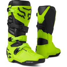 Fox Comp Motocross Stiefel - Schwarz/Gelb