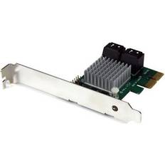Controller Cards StarTech 4PT PCIe SATA3 RAID Card HyperDuo SSD