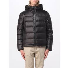 Dam - Microfiber Jackor Peuterey Jacka, Herr, Svart, L, Nylon, AW23, Svarta Ripstop Nylonjackor