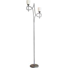 Inspired Lighting Diyas San Marino In-Line Dimmer 2 Luces E14 Tex/Pewter Lámpara de Pie