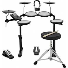 VISIONDRUM Compact Mesh Electronic Drum Kit With Stool and Headphones Nearly New