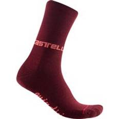 Castelli Damen Socken Castelli paar quindici soft merino socken rot