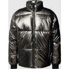 Chrom - Herren Jacken Pegador herren jacket solin glossy puffer dark chrome Grau