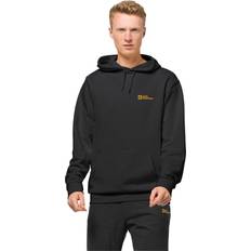 Jack Wolfskin Men Jumpers Jack Wolfskin Herren Essential Hoody Kapuzenpullover, Schwarz