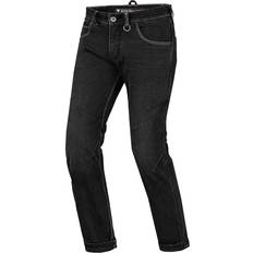 Devon Motorcycle Jeans Ventilated Elastic Slim Fit Riding Trousers - Black