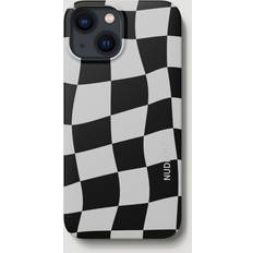 Mobiltillbehör Nudient Thin Case Checkered White/Black iPhone 13 Mini