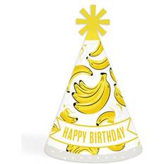Chapeaux de fête Big Dot of Happiness Lets Go Bananas Chapeaux Féte Anniversaire Lot 8