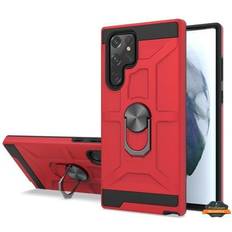 Mobile Phone Accessories Red Case for Samsung Galaxy A32 5G Hybrid Ring Stand [360Â° Rotatable Ring Holder Magnetic Kickstand] Shockproof Hard Rubber TPU Phone Cover