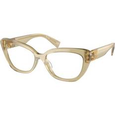 Miu Miu Cadres optiques Mu 05vv col. 11m1o1 Femme Cat eye Vert