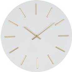 Celestial Matt Gold Detail Round Metal Wall Clock