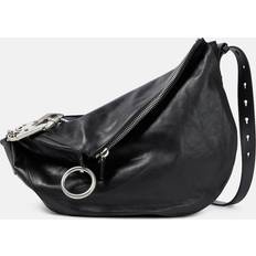Burberry Alec Medium Leather Shoulder Bag - Black
