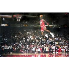 Close Up Jordan Slam Dunk Contest Poster