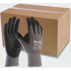 ATG MaxiFlex Ultimate AD-APT 42-874 arbejdshandsker kasse med 144 par Sort/Grå 11/2XL