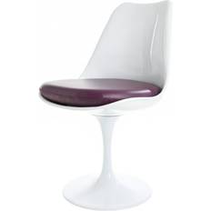 Purple Armchairs Fusion Living White Tulip Armchair