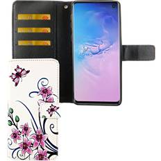 Samsung Galaxy S10 Handyfutterale König Design Schutz handy hülle für samsung galaxy s10 case cover tasche wallet etui bumper Weiß