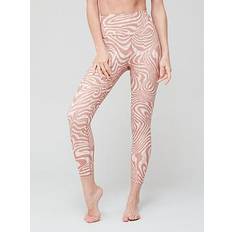 Marrón - Yoga Medias Adidas Yoga Essentials Printed Leggings - Women