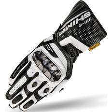 STR-2 Motorcycle Gloves - Black/White