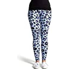 Viskose Leggings cosey Leo Line Leggings Animalprint Einheitsgröße Design D06