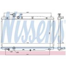 Fahrzeugteile Nissens Coolant Radiator 681386 for HONDA CR-V 2007 2.0 IVTEC