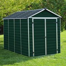 Canopia by Palram 10' Palram Canopia Green Skylight Plastic Shed 1.85m 3.04m (Building Area )