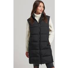 Superdry Nainen Ulkoiluvaatteet Superdry Studios Longline Quilted Gilet - DE 40