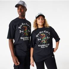 New Era Women T-shirts New Era Branded York Graphic Oversized T-shirt, Schwarz