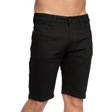 Steel Shorts Crosshatch Mens Carpenter Denim Vintage Shorts black Wash