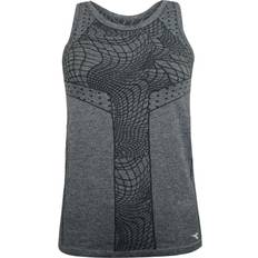 Nylon Canottiere Diadora Donna Seamless Tank Black/Steel Grey