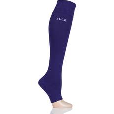 Elle Pair Milk Compression Open Toe Socks Purple