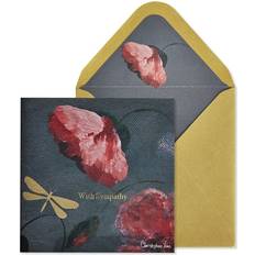 Rosa Biglietti & Inviti Pink Blossom Sympathy Greeting Card with Gold Foil Detailing