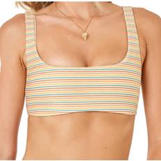Grey Bikini Tops L*Space Women's Shimmer Stripe Prince Bikini Top