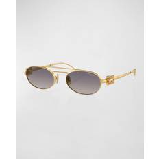 Miu Miu Gradient Metal Oval GOLD