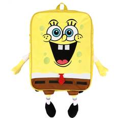 Lienzo - Negro Mochilas escolares BioWorld Spongebob Squarepants 3D Plush Youth Backpack