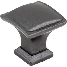 Building Materials Jeffrey Alexander 435 Annadale 1-1/4 Inch Square Cabinet Knob Gun Metal Cabinet Hardware Knobs Square