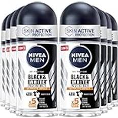 Hygienartiklar Nivea Män Svart&White Invisible Ultimate Impact Deodorant Roll-On Antiperspirant