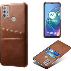 Skalo Moto G20/G30 PU-læder Kortholder Cover Brun