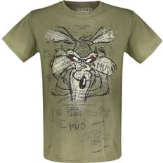 Looney Tunes T-shirt Wile E. Coyote Inner Thoughts för Herr khaki
