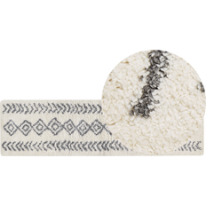 Carpets & Rugs Beliani Shaggy Runner Rug White