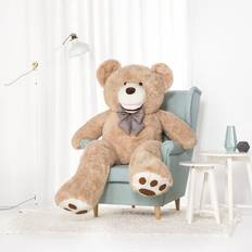 TeddyWay Stor Nallebjörn, Gosedjur, Leksak, 160 Cm, Ljusbrun, Bobo