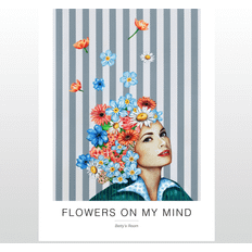 Naga "Flowers on my mind" Poster