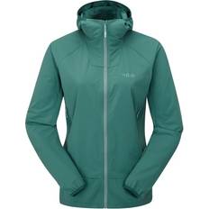 Dame - Turkise Ytterklær Rab Borealis Jacket Softshelljacke Damen Eucalyptus